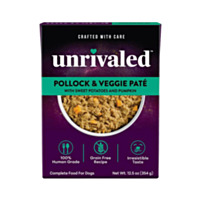 Unrivaled Pollock & Veggie Paté With Sweet Potatoes and Pumpkin, 12.5 oz.