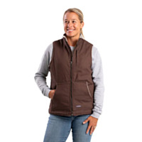 Berne® Women's Sherpa-Lined Softstone Duck Vest