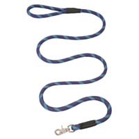 Terrain D.O.G. Rope Leash, Navy/Blue, 1/2"x6'