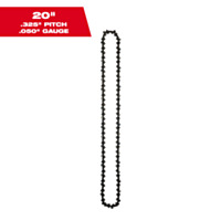 MILWAUKEE® 20" .325" Pitch, .050" Gauge Saw Chain