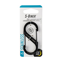 Nite Ize S-Biner® Dual Carabiner Stainless Steel #3 - Black