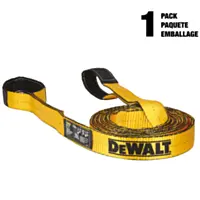 DEWALT Heavy‑Duty Lifting Sling, 2‑Ply, Type 3, Class 7, 2” x 16’, Lift Weight Capacities 12,800 lbs