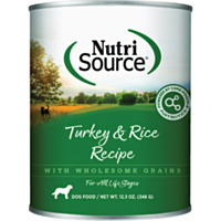 NutriSource 12.3 Oz. Turkey & Rice Recipe Wet Dog Food