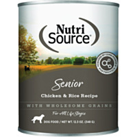 NutriSource 12.3 Oz. Senior Recipe Grain Free Wet Dog Food