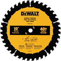 DEWALT 10 In. 40-Tooth General Purpose Circular Saw Blade