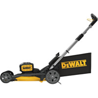 DEWALT 20V MAX 21 In. Brushless Push Dual Battery Cordless Lawn Mower Kit with (2) 10.0 Ah Batteries & Charger