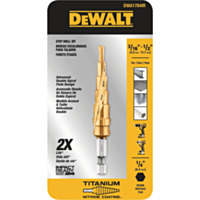 DEWALT 3/16 In. -1/2 In. Impact Ready Step Drill Bit