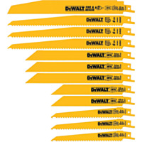 DEWALT 12-Piece Reciprocating Saw Blade Set