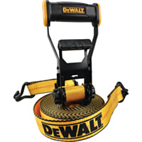 DEWALT 2 In. x 27 Ft. 3333 Lb. Industrial-Duty Ratchet Strap with Double J-Hooks