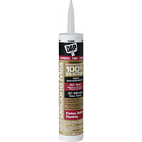 DAP Silicone Max 10.1 Oz. Clear Premium Kitchen, Bath & Plumbing 100% Silicone Sealant