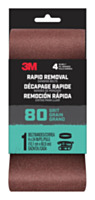 3M Rapid Removal 4 x 24 inch Power Sanding Belt, 80 grit (1 Pack)