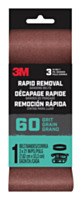3M Rapid Removal 3 In. x 21 In. 60-Grit Power Sanding Belt