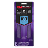 3M Pro Grade Precision Faster Sanding Sheets, 180 Grit, 9.00 in x 3.67 in (6 Pack)