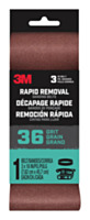 3M Rapid Removal 3 In. x 18 In. 36-Grit Power Sanding Belt