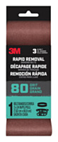 3M Rapid Removal 3 In. x 24 In. 80-Grit Power Sanding Belt