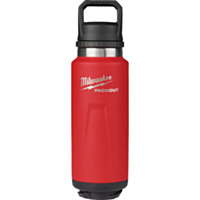 Milwaukee PACKOUT 36 Oz. Red Insulated Bottle with Chug Lid