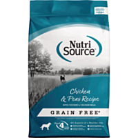 NutriSource 12 Lb. Chicken & Pea Recipe Grain Free Dog Food