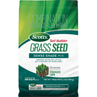 Scotts Turf Builder 2.4 Lb. 200 Sq. Ft. Dense Shade Mix Grass Seed, Fertilizer, and Soil Improver Combination