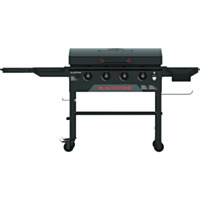 Blackstone Original Omnivore 36 In. 4-Burner Propane Griddle with Hood, Black
