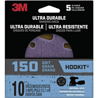 3M Ultra Durable 5 In. 150-Grit Power Sanding Disc