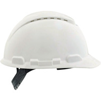 3M White Vented Hard Hat with Pin Lock