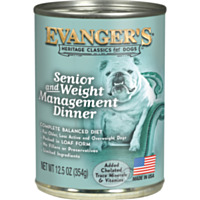Evanger's Heritage Classic Senior & Weight Management Dinner Canned Dog Food, 12.5 oz