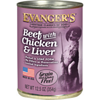 Evanger's Heritage Classic Beef with Chicken Canned Dog Food, 12.5 oz