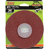 Gator Blade 4-1/2 In. 36 Grit Fiber Disc (3-Pack)
