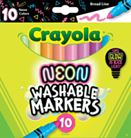 Crayola® Neon BL Markers, 10 count